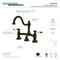 Kingston Brass KS3915PL Restoration Bathroom Bridge Faucet, Oil Rubbed Bronze KS3915PL - alternate 6